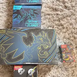 Pokemon TCG Phantasmal Flames Booster Box Factory Sealed + UPC + 2x ETB + Bundle - Image 1