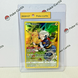 Pikachu TG05/TG30 Ultra Rare Pokemon TCG Lost Origin Trainer Gallery NM - Image 1