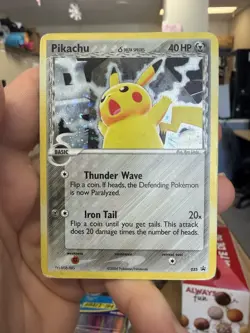 Pikachu (Delta Species) - 035 Nintendo Black Star Promo Pokemon TCG Holo - Image 1