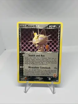 Rocket's Meowth #46/109 - Pokemon TCG - EX Team Rocket Returns - Uncommon - NM - Image 1