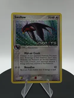 Pokemon TCG: Swellow 49/107 (2005) EX Deoxys • Reverse Holo Stamped Card - Image 5