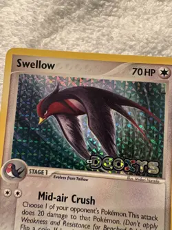 Pokemon EX Deoxys Holo Swellow Card 49/107 - Image 4