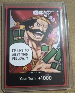 DON!! Card (Gol D. Roger) OP13 - Carrying On His Will Foil - One Piece TCG - Image 1