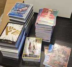 3000+ One Piece TCG Card Lot Bulk, Rares, Sr, Leaders, Alt Arts - Image 1