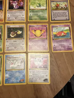 Vintage 1998 Pokemon 1st Edition Lot Of 29 Lp Machop Abra Mankey Trainers - Image 5