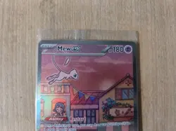 Mew ex SVP 053 Pokemon TCG Scarlet Violet 151 Black Star Promo Full Art SEALED - Image 2