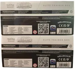 Lot of 2 Pokemon TCG Scarlet Violet Prismatic Evolutions Elite Trainer Box ETB - Image 3