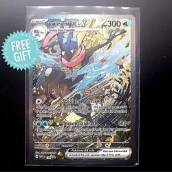 ✨ Greninja 132 Ex SVP Black Star Promo Shrouded Fable Pokemon Poke TCG Art Card - Image 1