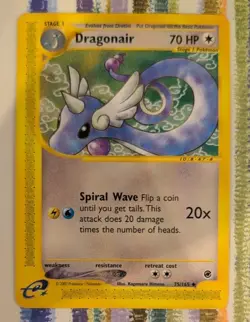 Dragonair Expedition Base Set Uncommon MP/LP 75/165 Pokemon Card - Image 1