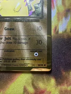 Pikachu - (Celebrations Metal Card) 058/102 Miscellaneous Cards & Products Holo - Image 3