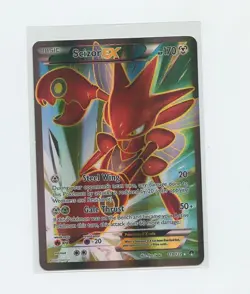 2015 English Pokemon Trading Card Breakpoint 119 Scizor EX - Image 1