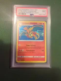 Pokemon - Special Delivery Charizard Promo Holo Card SWSH075 - PSA 9 Graded MINT - Image 1
