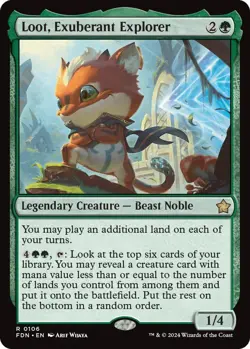 Loot, Exuberant Explorer - NM (MTG Foundations 106) - Image 1