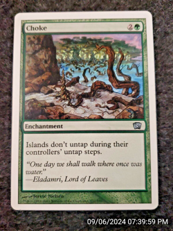 MTG Choke NM Eigth (8th) Edition NEVER PLAYED (DS3D1H7) - Image 1