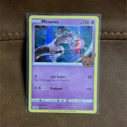 Pokemon Mewtwo Brilliant Stars Stamped Rare Card 056/172 130 HP Psychic 2022 - Image 1