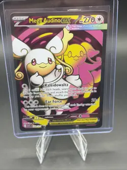 Pokemon Ascended Heroes - Mega Audino ex 253/217 Ultra Rare Holo! 🔥 Pack Fresh - Image 1