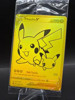 PIKACHU V POKEBALL POKEMON CELEBRATIONS GOLD PROMO SEALED SWSH145 SWSH 156 - Image 2