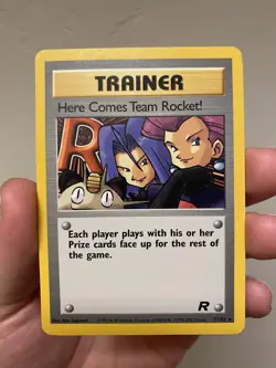 Here Comes Team Rocket!, First Edition, Trainer, NM, 71/82, Pokemon TCG - Image 1