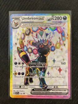 Umbreon ex SVP176 Sv: Scarlet & Violet Promo Cards Holo Pack Fresh Mint! New - Image 1