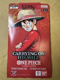 One Piece OP-13 CARRYING ON HIS WILL Sleeved Booster Pack - 37.73g HEAVY 🔥🔥 - Image 3
