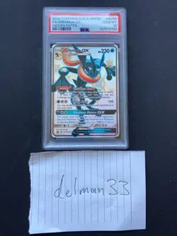 PSA 10 Greninja GX SV56/SV94 Pokemon Hidden Fates Full Art Shiny Holo Gem Mint - Image 3