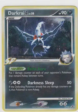 Darkrai G 3/111 Holo Rare Platinum Rising Rivals Pokemon TCG - LP - Image 1
