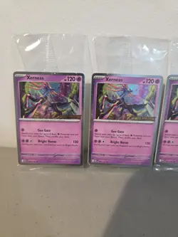 4 Xerneas 064/132 Best Buy Stamped Promo - Pokemon TCG Mega Evolutions Sealed - Image 2