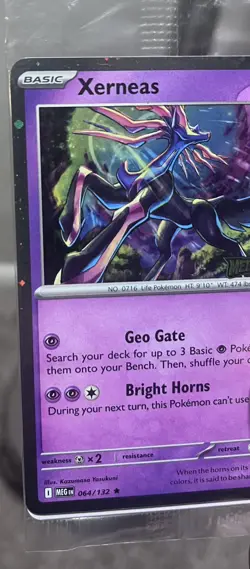 Xerneas 064/132 Best Buy Stamped Promo - Pokemon TCG Mega Evolutions Sealed - Image 3