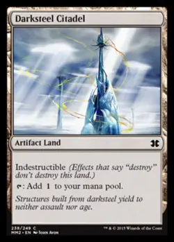 MTG magic cards 1x Darksteel Citadel - Foil Modern Masters 2015 NM-Mint, English - Image 1