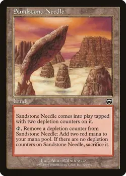 Sandstone Needle (NM) Land MTG Discount: 5+ Magic Singles - Image 1