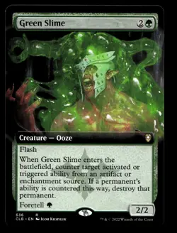 Green Slime (Extended Art) 636 R Commander Legends: Battle for Baldur's Gate edh - Image 1