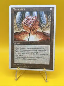 Mana Vault (4th Edition - 4ED) Vintage MTG - Heavy Play - Listing #4 - Image 1