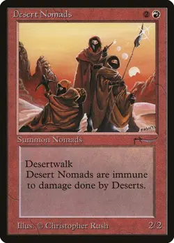 Arabian Nights MTG Desert Nomads Magic - Image 1