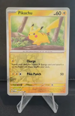 Pokemon: S&V 151 - Pikachu 025/165 - Holo Error Card - Image 1