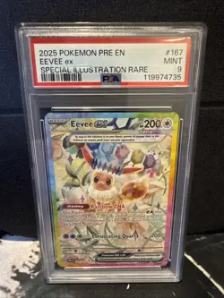 Pokemon TCG Eevee EX 167/131 Special Illustration Rare Prismatic Evolutions Card - Image 1