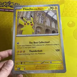 Pokemon TCG Promo Oversized Card - Pikachu at the Museum (Sealed) UK EXCLUSIVE - Image 1