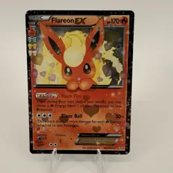 Pokemon TCG Flareon EX RC6/RC32 Radiant Collection Ultra Rare NM 2016 - Image 1