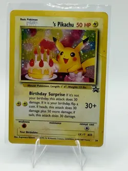 Pokemon ______'s Pikachu 50 HP Promo Holo Card Wotc 24/53 English - Image 1