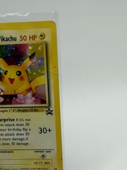 Pokemon ______'s Pikachu 50 HP Promo Holo Card Wotc 24/53 English - Image 2