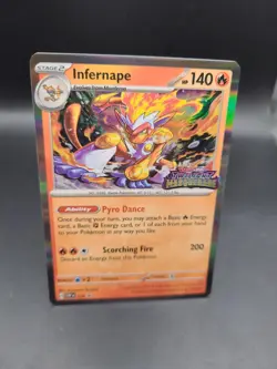Infernape SVP116 Twilight Masquerade Prerelease Promo Holo Rare Pokemon Card - Image 2