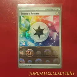 Carte Pokemon 086/086 ENERGIE PRISME POKEBALL EV10.5 FOUDRE NOIRE MINT - Image 1