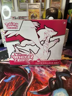 Pokemon Center White Flare ETB PC Elite Trainer Box Sealed - Image 1
