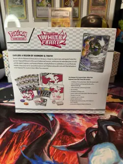 Pokemon Center White Flare ETB PC Elite Trainer Box Sealed - Image 3