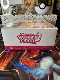 Pokemon Center White Flare ETB PC Elite Trainer Box Sealed - Image 5