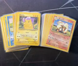 Complete 1999 Pokemon Base Set Commons And Uncommons NM-LP Authentic Vintage - Image 1