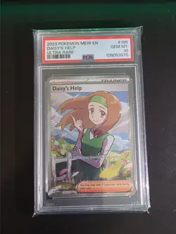 2023 DAISY'S HELP 195/165 POKEMON SCARLET & VIOLET 151 MEW EN - Gem Mint PSA 10 - Image 1