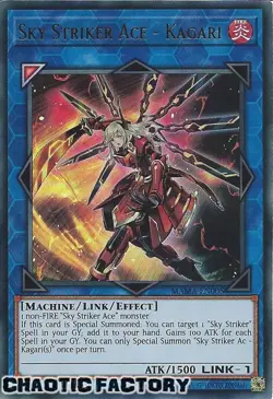 YUGIOH MAMA-EN005 Sky Striker Ace - Kagari Ultra Rare 1st Edition NM - Image 1