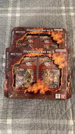 2x One Piece Illustration Volume 5 Brand New Sealed set (Ace Promo, Sabo Promo) - Image 1