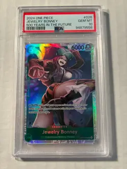 2024 One Piece JEWELRY BONNEY OP07 026 SR PSA 10 Gem Mint! - Image 1