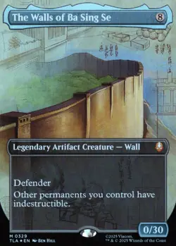 The Walls of Ba Sing Se FOIL Borderless 329 Avatar TLA Mythic Unplayed Mint M/NM - Image 1